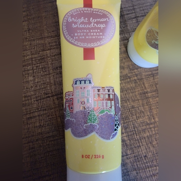 Bath & Body Works Bright Lemon Snowdrops Two New 8oz Containers - Picture 6 of 6
